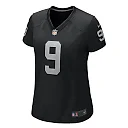 Zennovawear Tyree Wilson 9 Las Vegas Raiders Women's Team Game Jersey - Black
