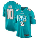 Zennovawear Tyreek Hill 10 Miami Dolphins Celebrating Game Men Jersey - Aqua
