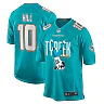Zennovawear Tyreek Hill 10 Miami Dolphins Celebrating Game Men Jersey - Aqua