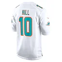 Zennovawear Tyreek Hill 10 Miami Dolphins Cheetah Celebration Game Men Jersey - White