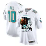 Zennovawear Tyreek Hill 10 Miami Dolphins Run Cheetah Run Game YOUTH Jersey - White