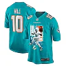 Zennovawear Tyreek Hill 10 Miami Dolphins The Cheetah Game Men Jersey - Aqua
