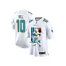 Zennovawear Tyreek Hill 10 Miami Dolphins The Cheetah Game YOUTH Jersey - White