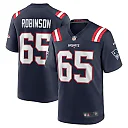 Zennovawear Tyrese Robinson 65 New England Patriots Game Men Jersey - Navy