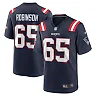 Zennovawear Tyrese Robinson 65 New England Patriots Game Men Jersey - Navy