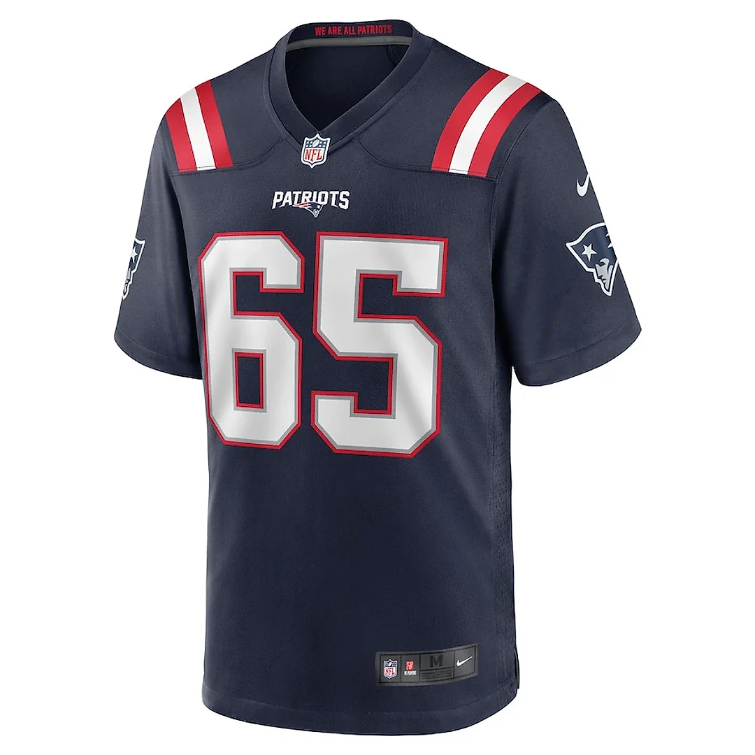 Zennovawear Tyrese Robinson 65 New England Patriots Game Men Jersey - Navy