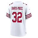 Zennovawear Tyrion Davis-Price 32 San Francisco 49ers NFC Champions Patch Game Men Jersey - White