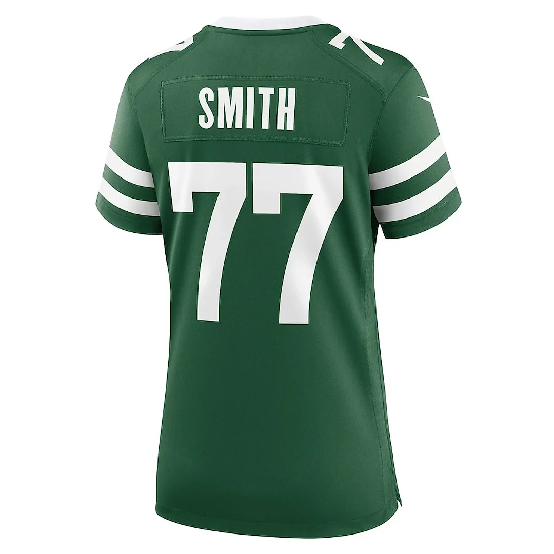 Zennovawear Tyron Smith 77 New York Jets Women's Team Game Jersey - Legacy Green