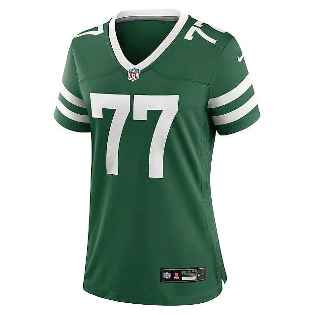 Zennovawear Tyron Smith 77 New York Jets Women's Team Game Jersey - Legacy Green