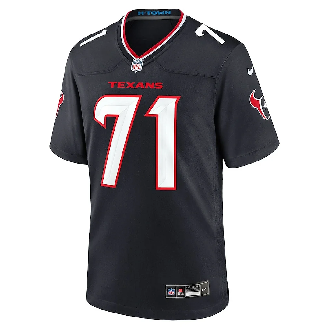 Zennovawear Tytus Howard 71 Houston Texans Team Game Men Jersey - Navy