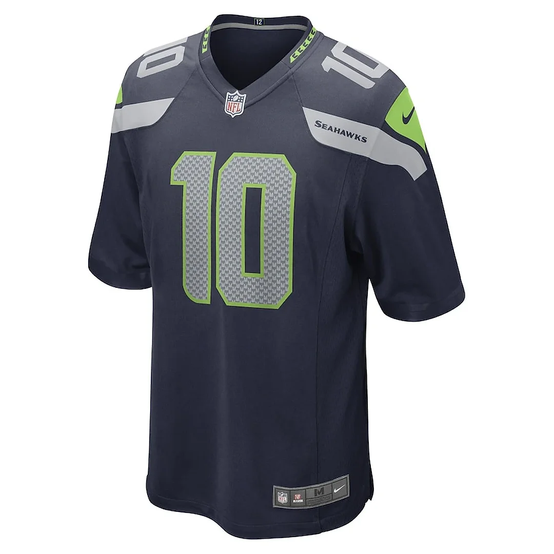 Zennovawear Uchenna Nwosu 10 Seattle Seahawks Men Game Jersey - College Navy