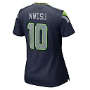 Zennovawear Uchenna Nwosu 10 Seattle Seahawks Women's Team Game Jersey - College Navy