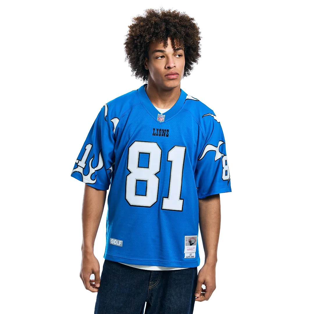 Zennovawear Calvin Johnson Detroit Lions x Golf Wang Unisex 2007 Legacy Fashion Jersey - Blue