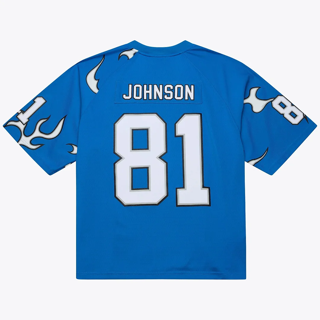 Zennovawear Calvin Johnson Detroit Lions x Golf Wang Unisex 2007 Legacy Fashion Jersey - Blue