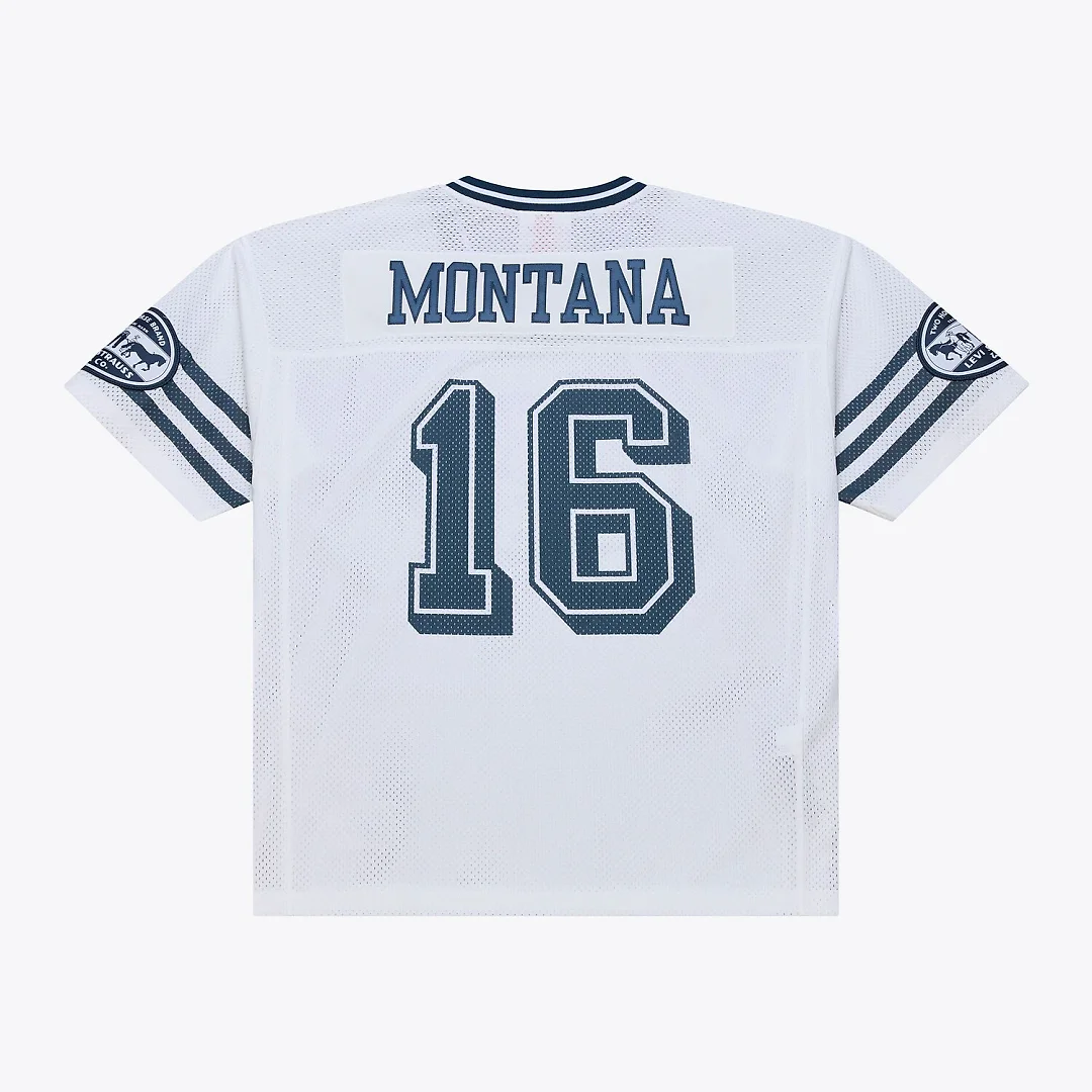 Zennovawear Joe Montana San Francisco 49ers x Levi's Unisex Legacy Jersey - White