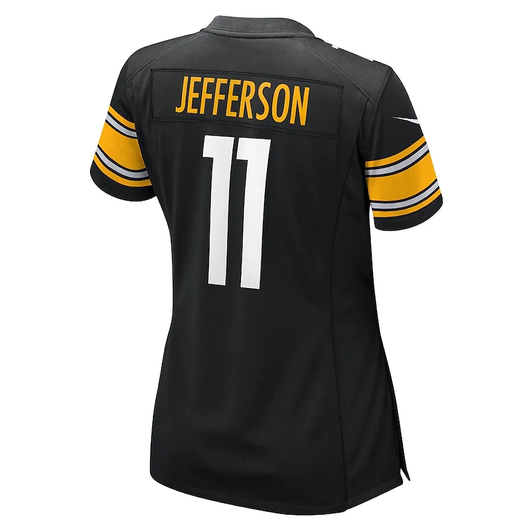 Zennovawear Van Jefferson 11 Pittsburgh Steelers Women's Game Jersey - Black