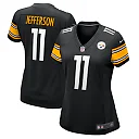 Zennovawear Van Jefferson 11 Pittsburgh Steelers Women's Game Jersey - Black