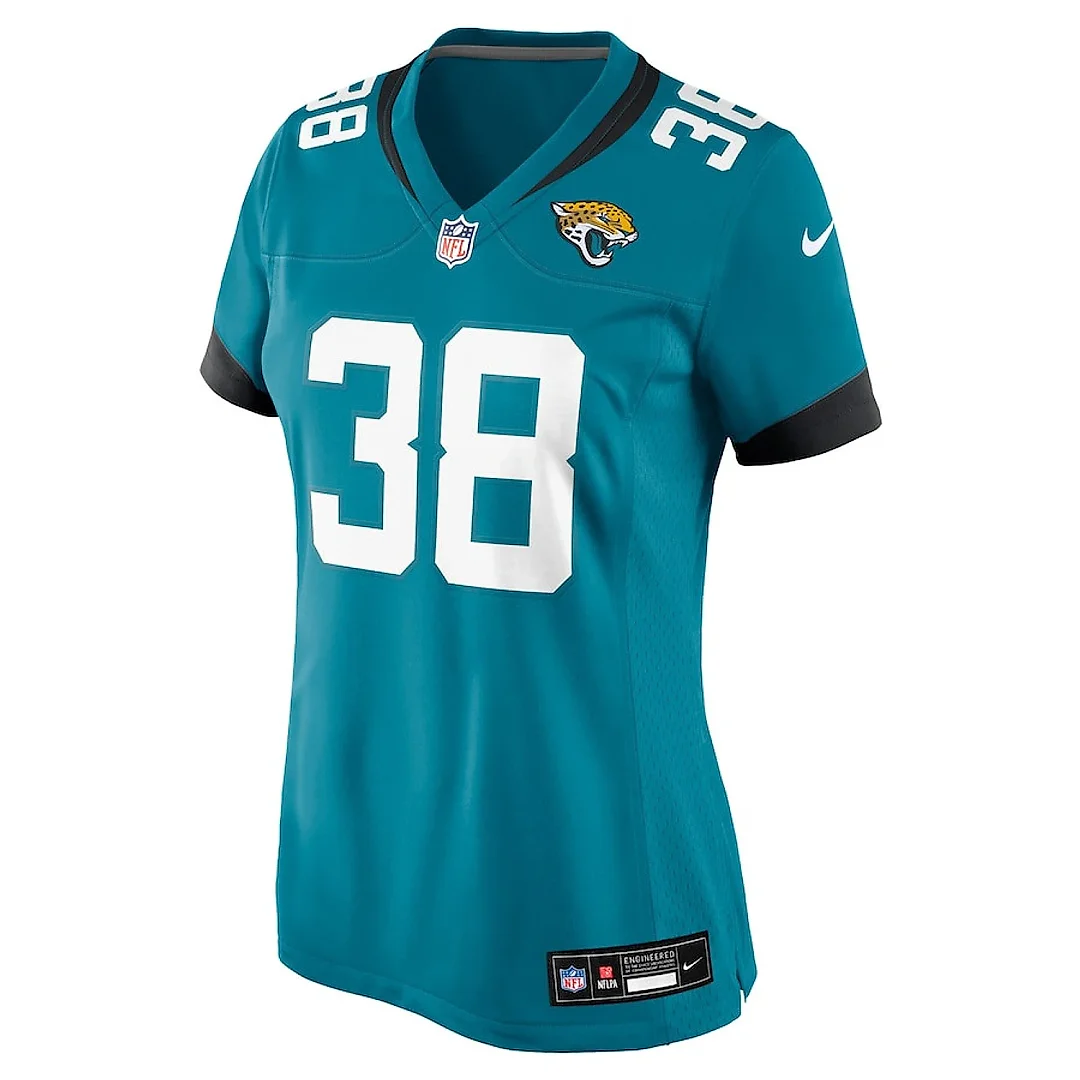 Zennovawear Velus Jones Jr. 38 Jacksonville Jaguars Women's Game Jersey - Teal