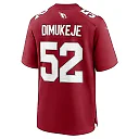 Zennovawear Victor Dimukeje 52 Arizona Cardinals Team Game Men Jersey - Cardinal