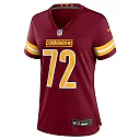 Zennovawear Viliami Fehoko Jr. 72 Washington Commanders Women's Team Game Jersey - Burgundy