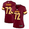 Zennovawear Viliami Fehoko Jr. 72 Washington Commanders Women's Team Game Jersey - Burgundy