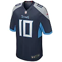 Zennovawear Vince Young 10 Tennessee Titans Men Game Retired Jersey - Navy
