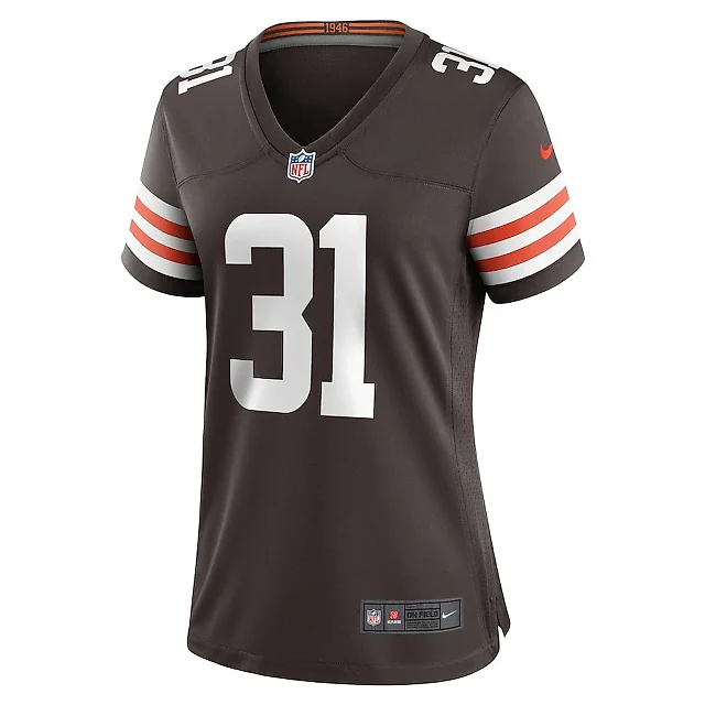 Zennovawear Vincent Gray 31 Cleveland Browns Game Women Jersey - Brown