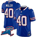 Zennovawear Von Miller 40 Buffalo Bills New York Patch Game Men Jersey - Royal