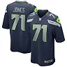 Zennovawear Walter Jones 71 Seattle Seahawks Men Game Retired Jersey - College Navy