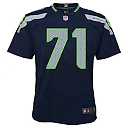 Zennovawear Walter Jones 71 Seattle Seahawks YOUTH Retired Game Jersey - Navy Blue