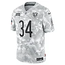 Zennovawear Walter Payton 34 Chicago Bears 2024 Salute to Service Retired Player Limited Men Jersey - Arctic Camo
