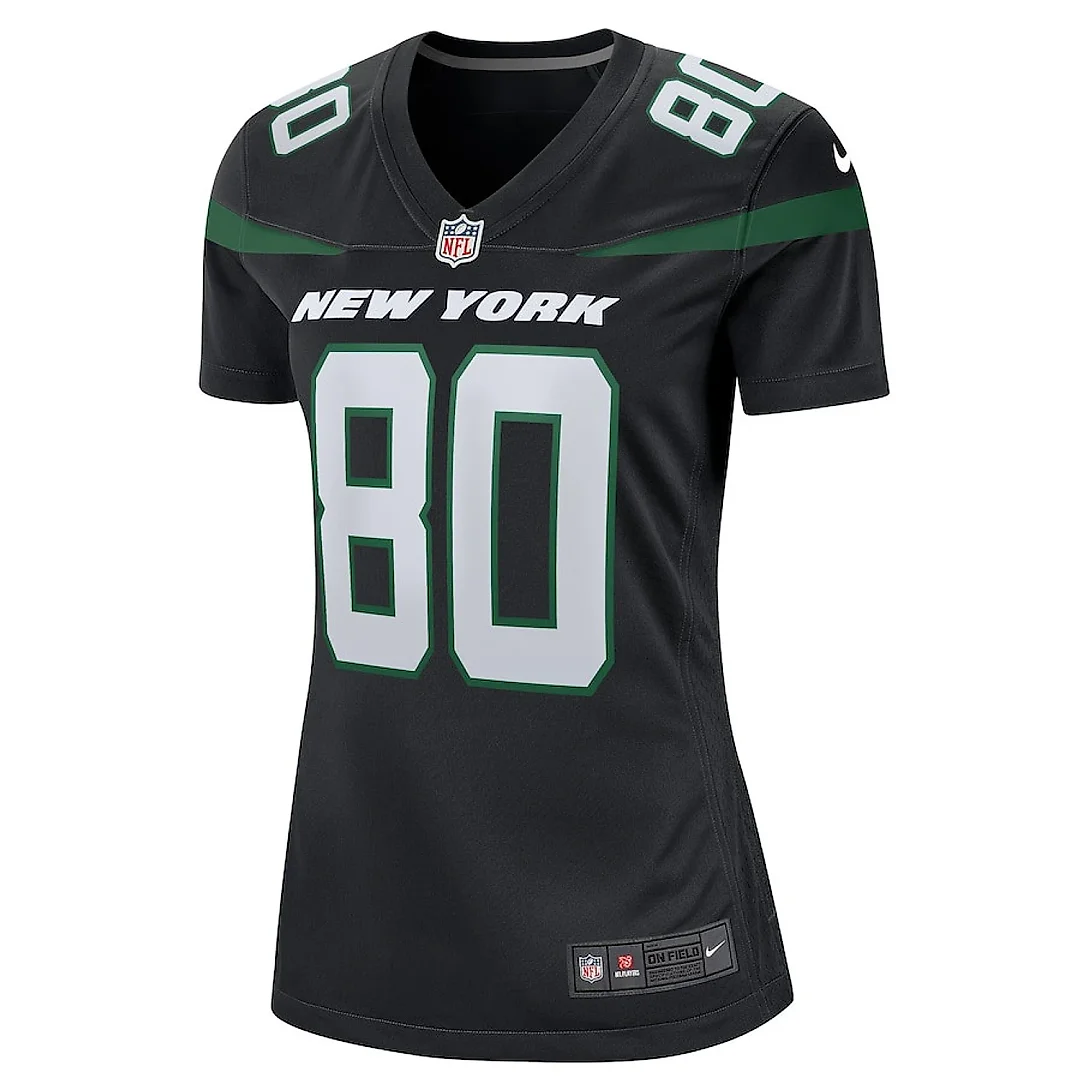 Zennovawear Wayne Chrebet 80 New York Jets Women Retired Jersey - Black