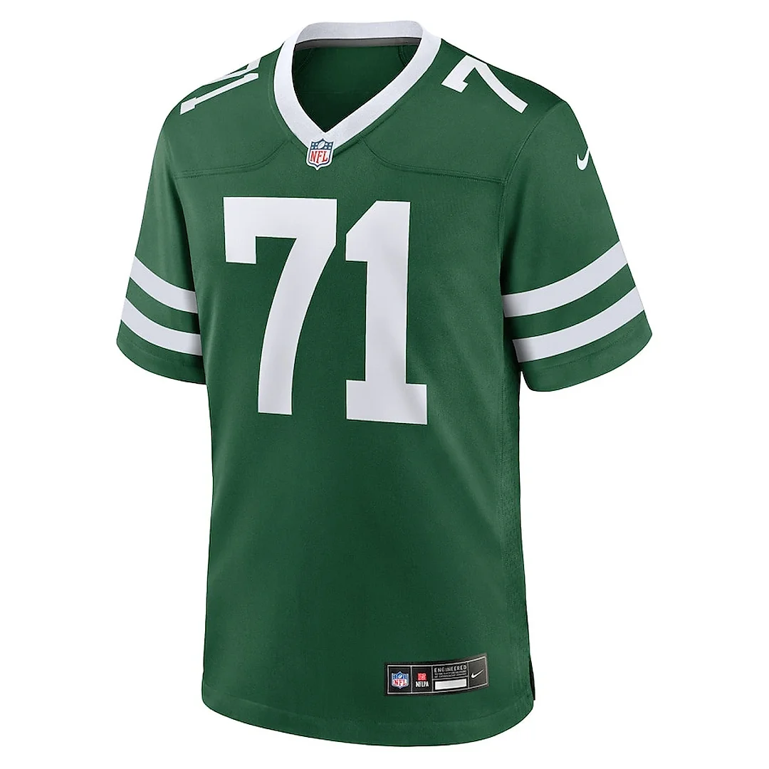 Zennovawear Wes Schweitzer 71 New York Jets Team Game Men Jersey - Legacy Green