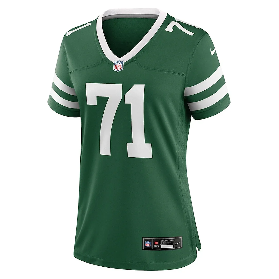 Zennovawear Wes Schweitzer 71 New York Jets Women's Team Game Jersey - Legacy Green