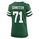 Zennovawear Wes Schweitzer 71 New York Jets Women's Team Game Jersey - Legacy Green