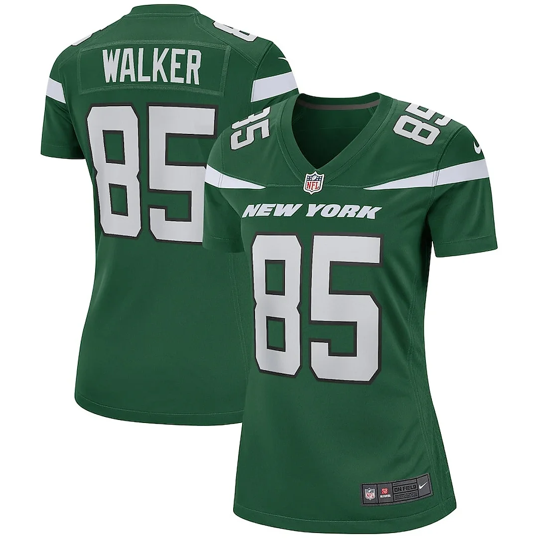 Zennovawear Wesley Walker 85 New York Jets Women Game Retired Jersey - Green