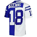 Zennovawear Peyton Manning Indianapolis Colts 1998 Split Legacy Replica Jersey - Royal/White