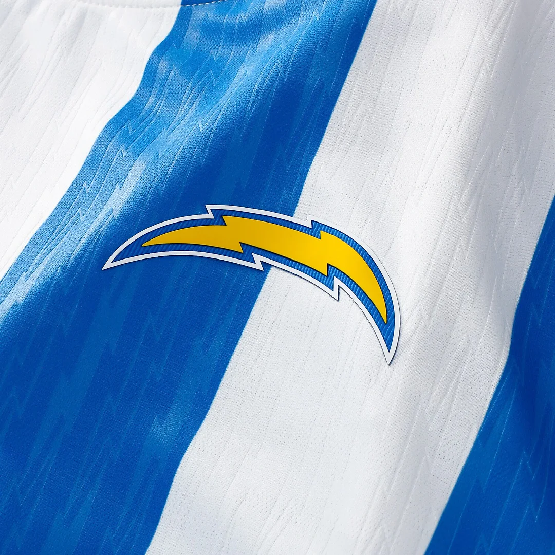 Zennovawear Los Angeles Chargers Youth Football x Football Fan Top - Blue/White