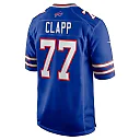Zennovawear Will Clapp 77 Buffalo Bills Game Men Jersey - Royal