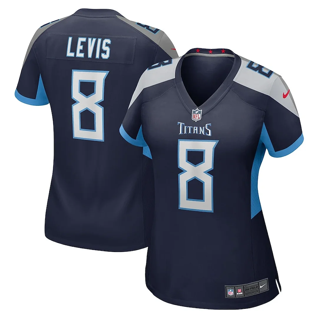 Zennovawear Will Levis 8 Tennessee Titans Women's Game Jersey - Navy