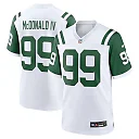 Zennovawear Will McDonald IV 99 New York Jets Classic Alternate Game Men Jersey - White