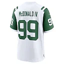 Zennovawear Will McDonald IV 99 New York Jets Classic Alternate Game Men Jersey - White