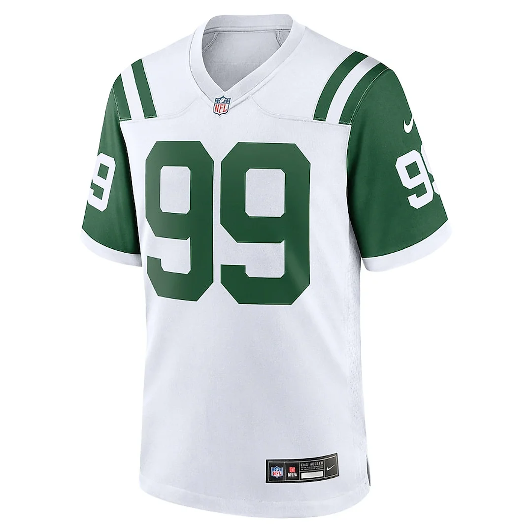 Zennovawear Will McDonald IV 99 New York Jets Classic Alternate Game Men Jersey - White
