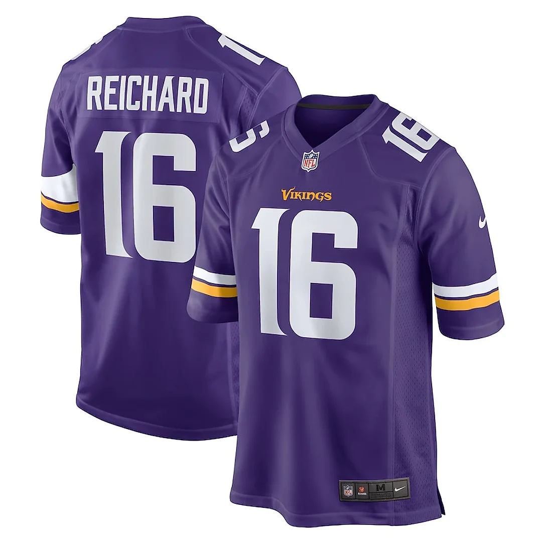 Zennovawear Will Reichard 16 Minnesota Vikings Game Men Jersey - Purple
