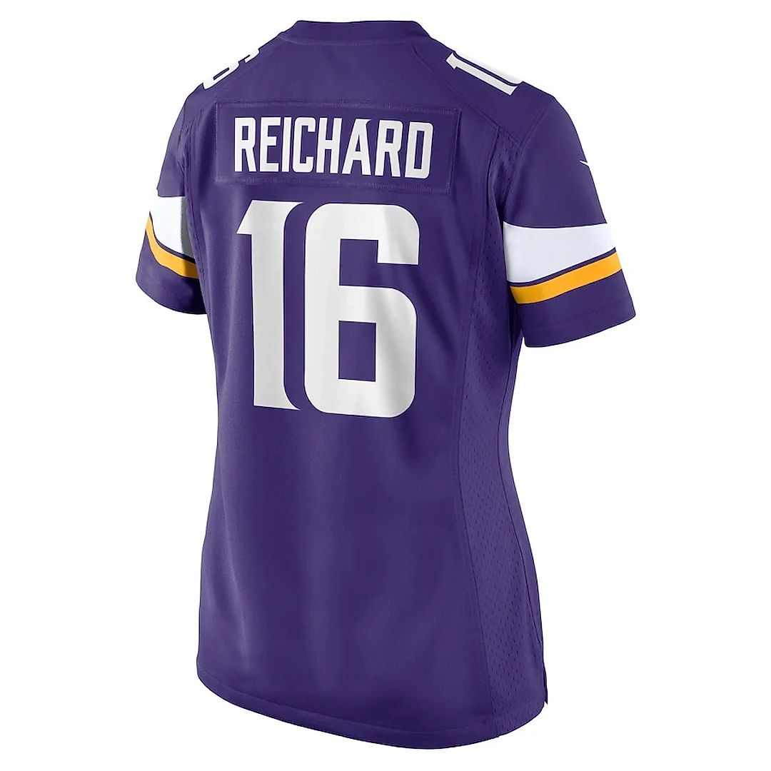 Zennovawear Will Reichard 16 Minnesota Vikings Women's Game Jersey - Purple
