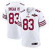 Zennovawear Willie Snead IV 83 San Francisco 49ers NFC Champions Patch Game Men Jersey - White