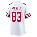 Zennovawear Willie Snead IV 83 San Francisco 49ers NFC Champions Patch Game Men Jersey - White