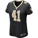 Zennovawear Women's Alvin Kamara Black New Orleans Saints Game Jersey