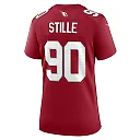Zennovawear Women's Arizona Cardinals Ben Stille Cardinal Team Game Jersey