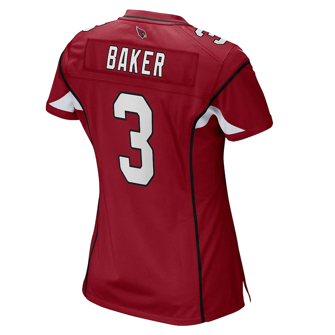 Zennovawear Women's Arizona Cardinals Budda Baker Cardinal Game Jersey